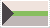 A demiromantic flag stamp.